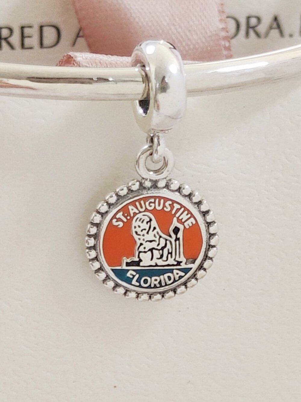 Pandora St. Augustine Florida Exclusive Dangle Charm Travel Pendant S925 Silver